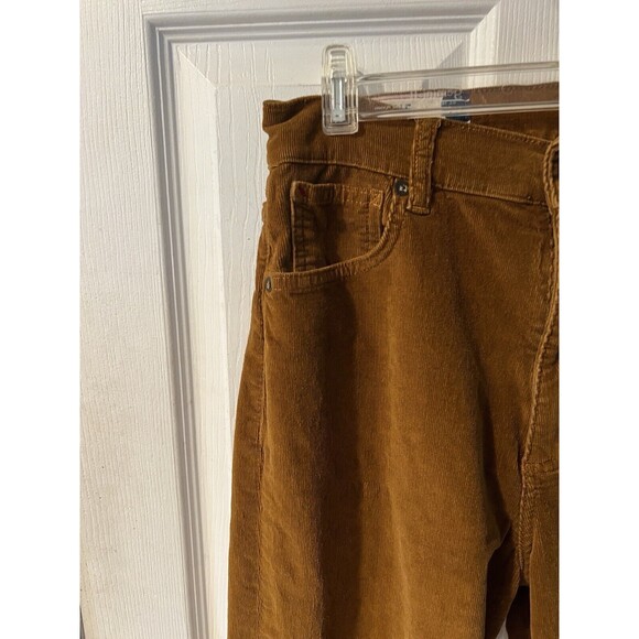 marine layer pants Womens 28 Corduroy Straight cropped stretch preppy Vintage - Picture 3 of 9